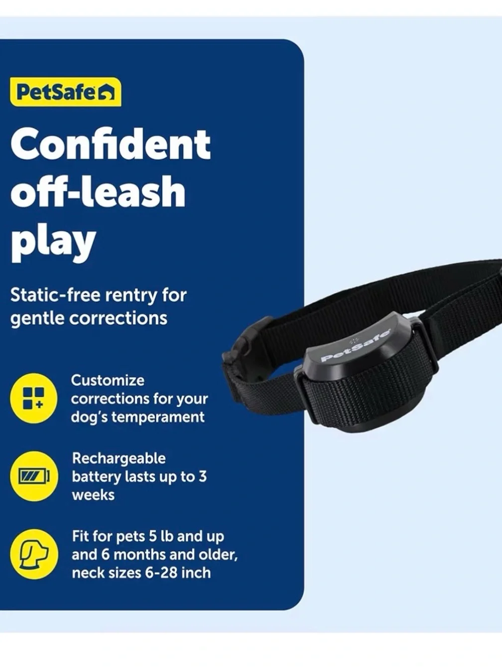 PetSafe Stay & Play Rechargeable Wireless Fence Collar